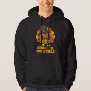 Moletom Peru Gobble Até Você Cambalear Bebê Criança Ação d