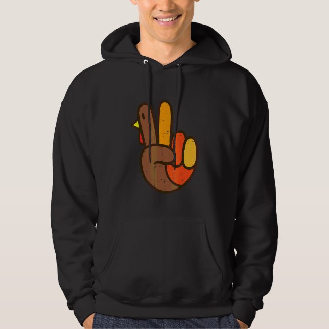 Moletom Peru Sinal de Paz Mão Peru Cool Dia de Ação de Gra (Frente)