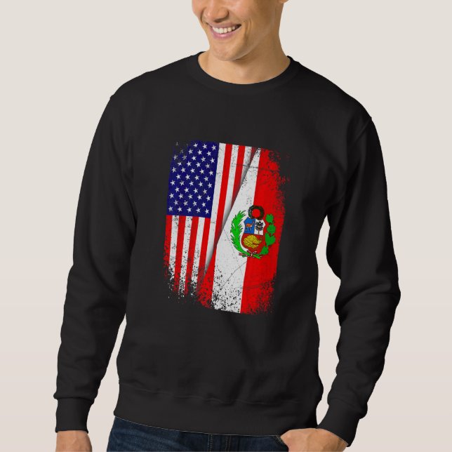 Moletom Peruano, bandeira e Patriótico Americano (Frente)