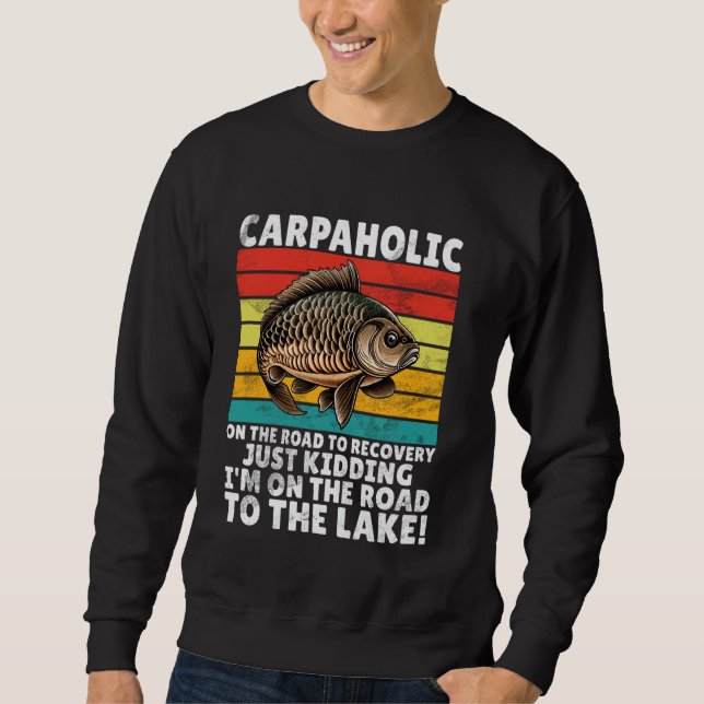 Moletom Pesca de Carpa Carpaholic (Frente)