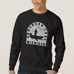 Moletom Pesca no Lago Anderson Michigan