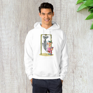 Moletom Pescador Com Sua Captura Mens Hoodie