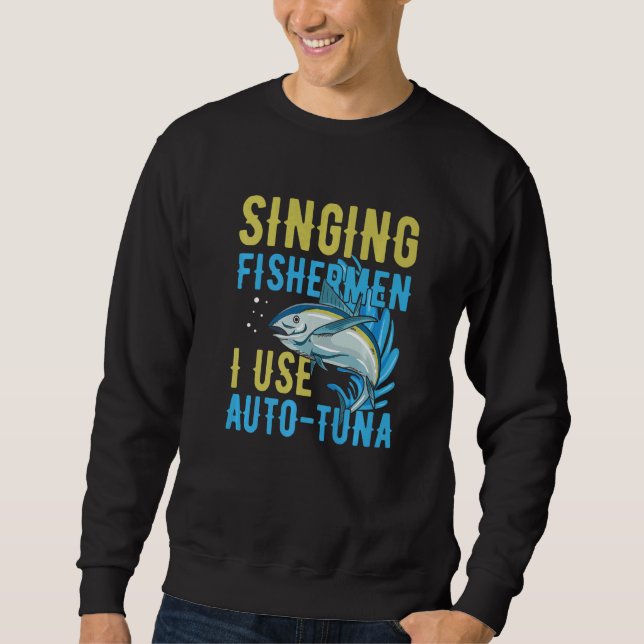 Moletom Pescadores cantores eu uso citação automática de a (Frente)