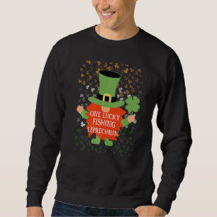 Moletom Pescar Ruas Engraçadas Patrick S Day Lucky GnomFam
