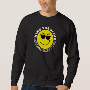Moletom Pessoas cegas Humor Braille Reader Cego Cara Humor