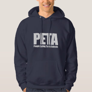 Moletom PESSOAS PETA comendo animais desagradáveis humor C