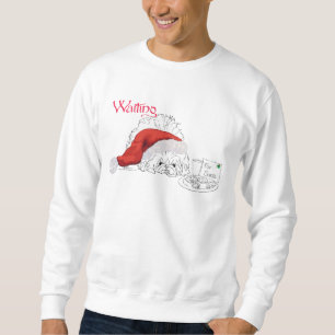 Moletom Petiscos para o Papai Noel do Cão Pequinês