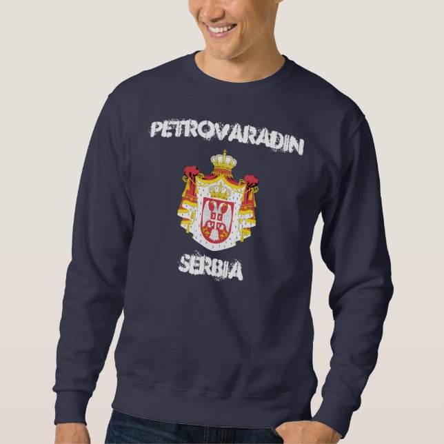 Moletom Petrovaradina, Sérvia com casaco de armas (Frente)