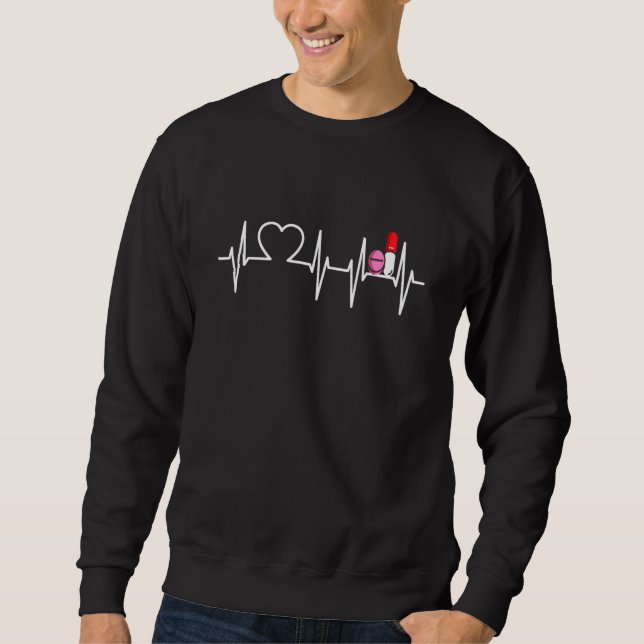 Moletom Pharmacy Heartbeat Technician Cpht Pharmacist (Frente)