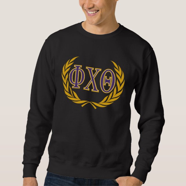 Moletom Phi Chi Theta | Grego com Coroa (Frente)