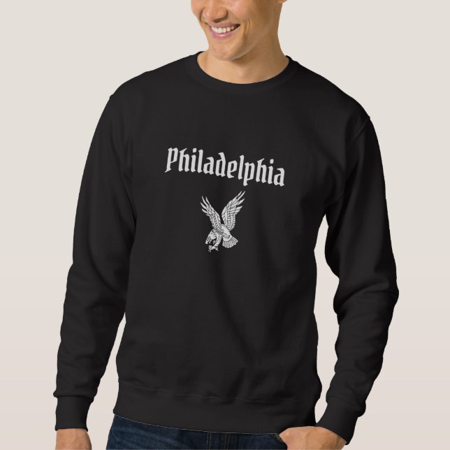 Moletom Philadelphia Vintage Eagle (Frente)
