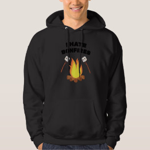 Moletom Phobia I Odeio Incêndios Acampando Smores Marshmal