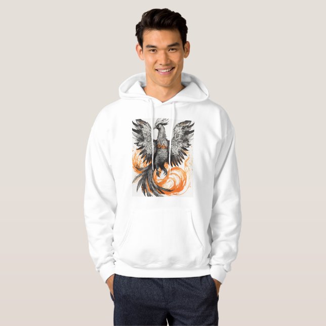 Moletom Phoenix Ascensão Hoodie (Frente Completa)
