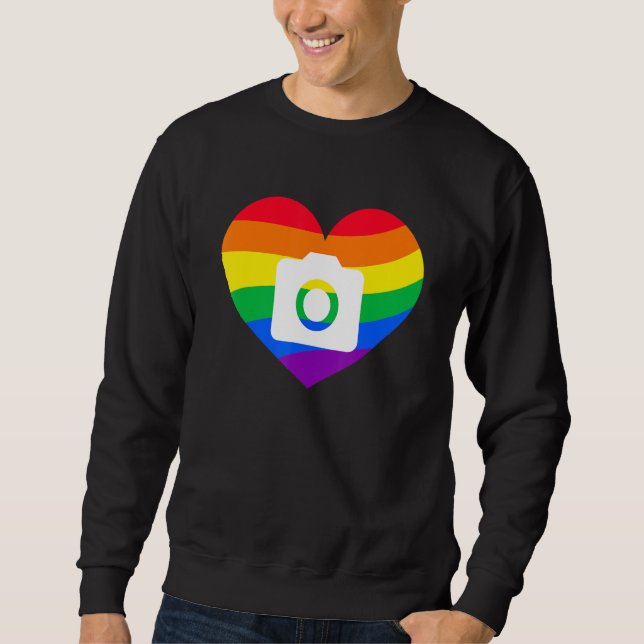 Moletom Photography Lover, Photographer Gift, Rainbow Came (Frente)