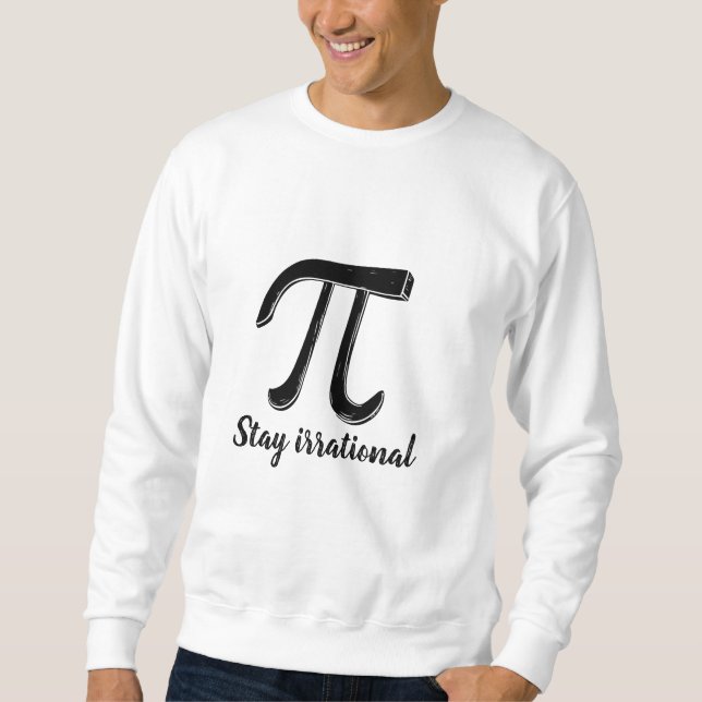 Moletom Pi Sweatshirt - Conforto Geeky E Baseado Na Matemá (Frente)