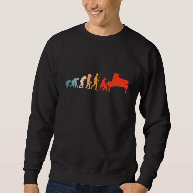 Moletom Pianista de Piano com Instrumento Musical (Frente)