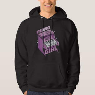 Moletom Pianista Musical Piano Keyboard Piano Girl