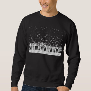 Moletom Piano Music Notes Instrumento Pianista