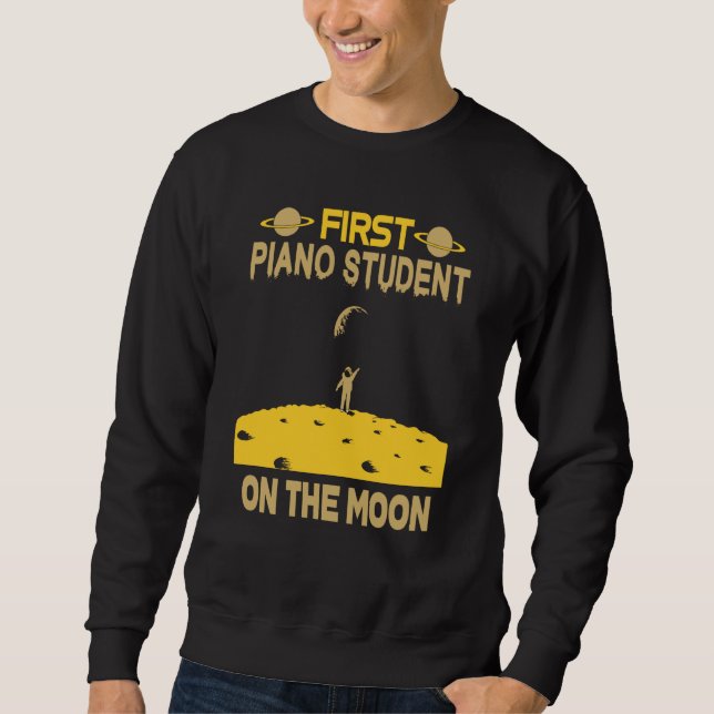 Moletom Piano Student On The Moon (Frente)