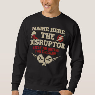Moletom Pickleball Nome Personalizado O DISRUPTOR