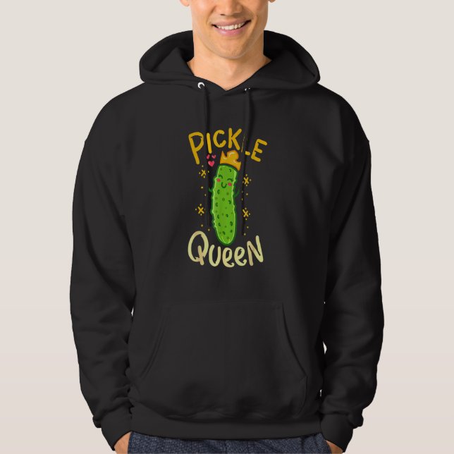 Moletom Picle Queen Vegan Cucumber Vegetal (Frente)