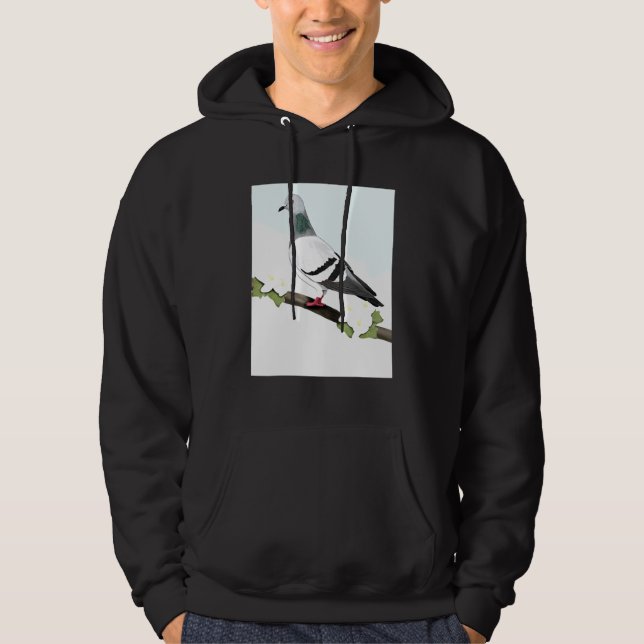 Moletom Pigeon Bird Birdwatcher Biologista de Aves (Frente)