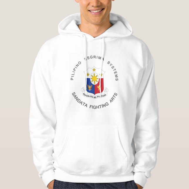 Moletom Pilipino Sandata Design de Hoodie Personalizado (Frente)