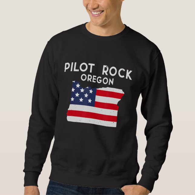 Moletom Pilot Rock Oregon Estados Unidos, Viagem de Orégon (Frente)