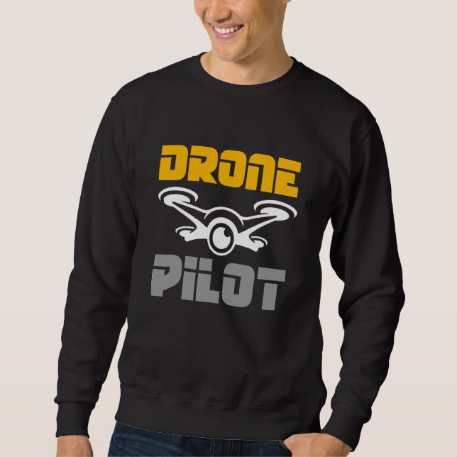 Moletom Piloto De Drone Quadcopter Para Voo De Raça Fvp (Frente)