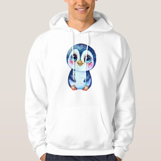 Moletom Pinguim Adorável na Neve (Frente)