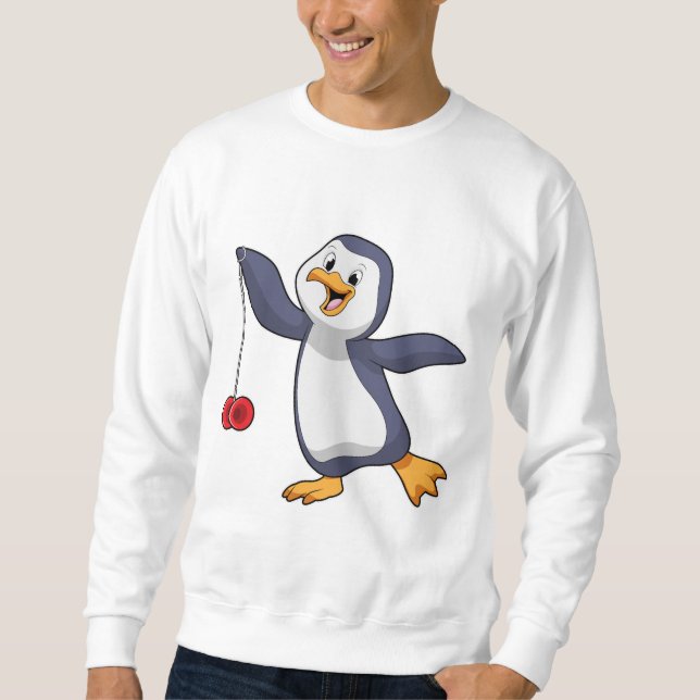 Moletom Pinguim com Io-Iô (Frente)