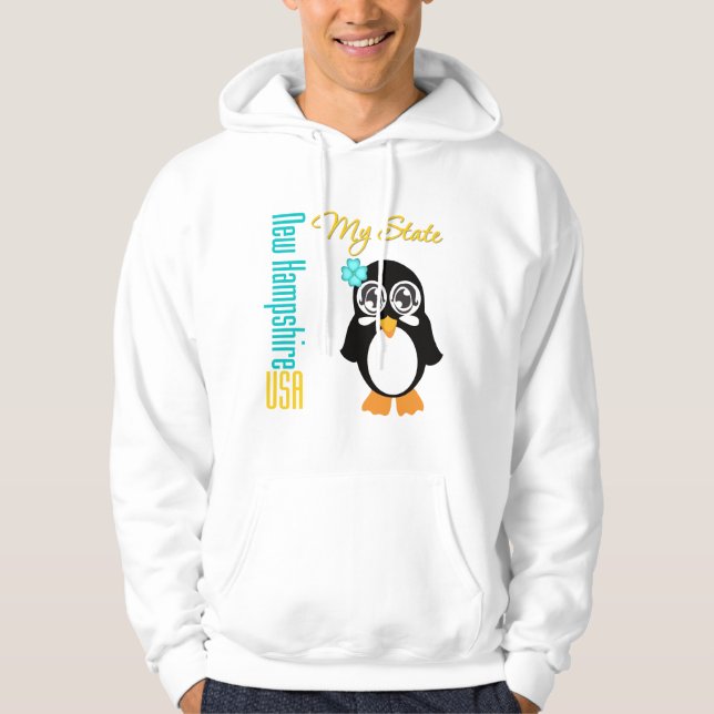 Moletom Pinguim de New Hampshire EUA (Frente)