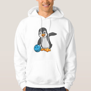Moletom Pinguim em Boliches com Bola de boliche