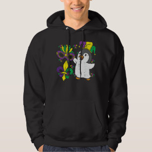 Moletom Pinguim Jester Animal Mardi Gras Men Mulheres Cria
