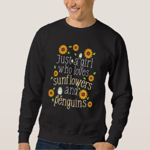 Moletom Pinguim Lover Sunflower Melhor Amiga Mulheres Te