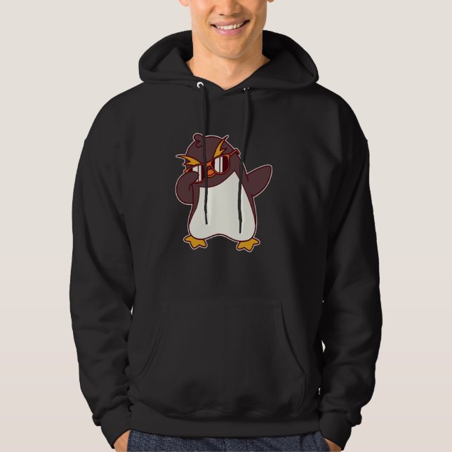 Moletom Pinguim Macarrão Fofo Dabbing (Frente)