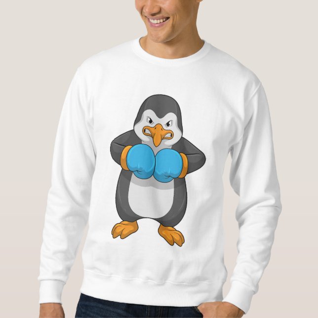 Moletom Pinguim na caixa com luvas in a box (Frente)