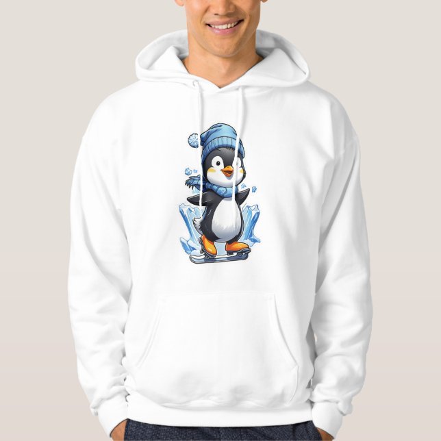 Moletom Pinguim-Pinguim-Espingarda De Gelo (Frente)