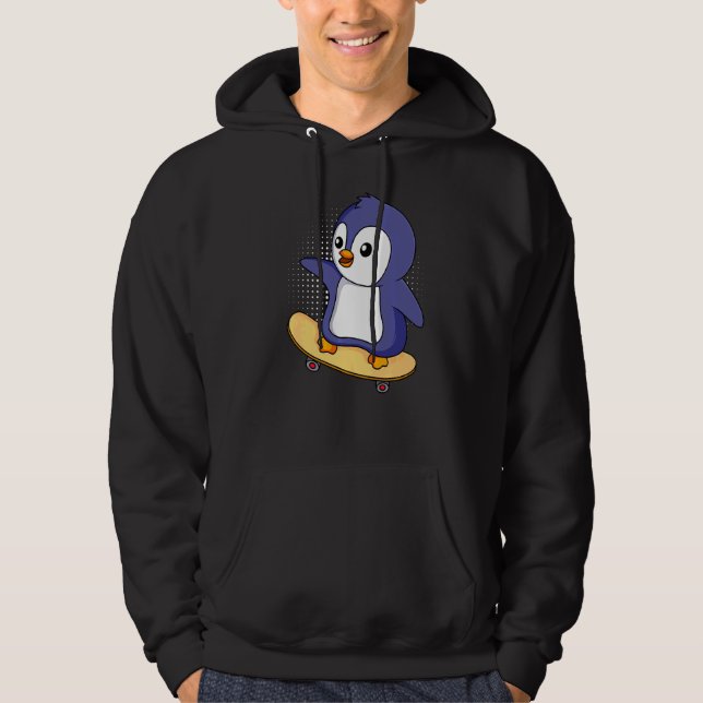 Moletom Pinguin Skateboard Penguin (Frente)
