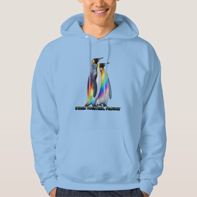 Moletom Pinguins Orgulhosos Unidos (Frente)
