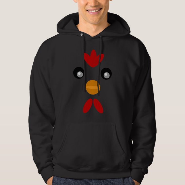 Moletom Pintinho de rosto de frango (Frente)