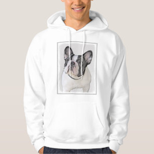 Moletom Pintura de Bulldog Francês (Brindle Pied) - Arte 