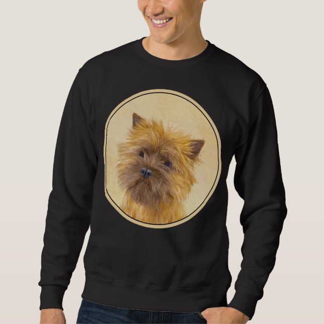Moletom Pintura de Cairn Terrier - Arte de Cachorro Origin (Frente)