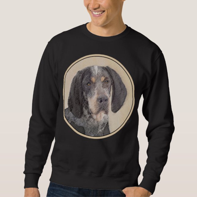 Moletom Pintura de Connhound Bluetick - Cachorro Original  (Frente)