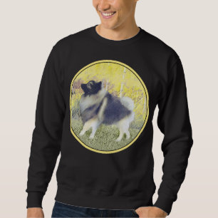 Moletom Pintura de Keeshond Aspen - Arte de Cachorro Origi