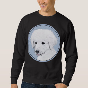 Moletom Pintura de Kuvasz - Arte de Cachorro Original Boni