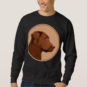 Moletom Pintura de Labrador Retriever (Chocolate) - Arte C