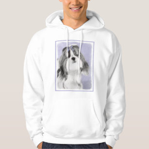 Moletom Pintura de Shih Tzu - arte original bonito do cão