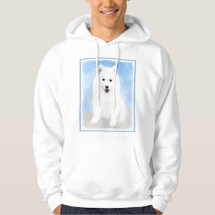 Moletom Pintura Samoyed Puppy - Arte Cachorra Original