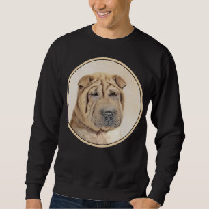 Moletom Pintura Shar Pei - Arte Cachorra Original